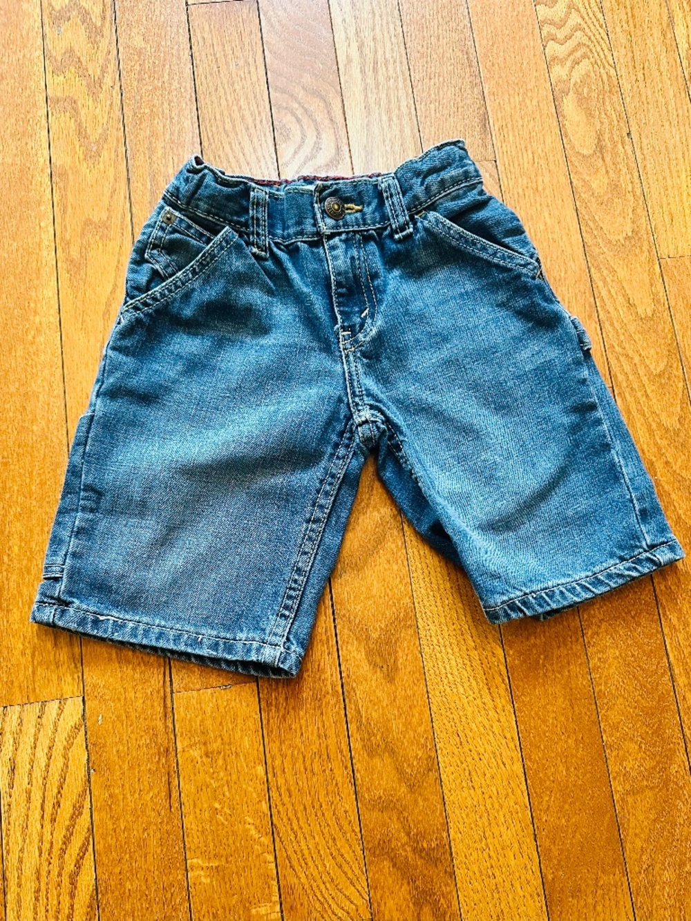 Levi's Boys Denim Cargo Shorts Blue Size 5